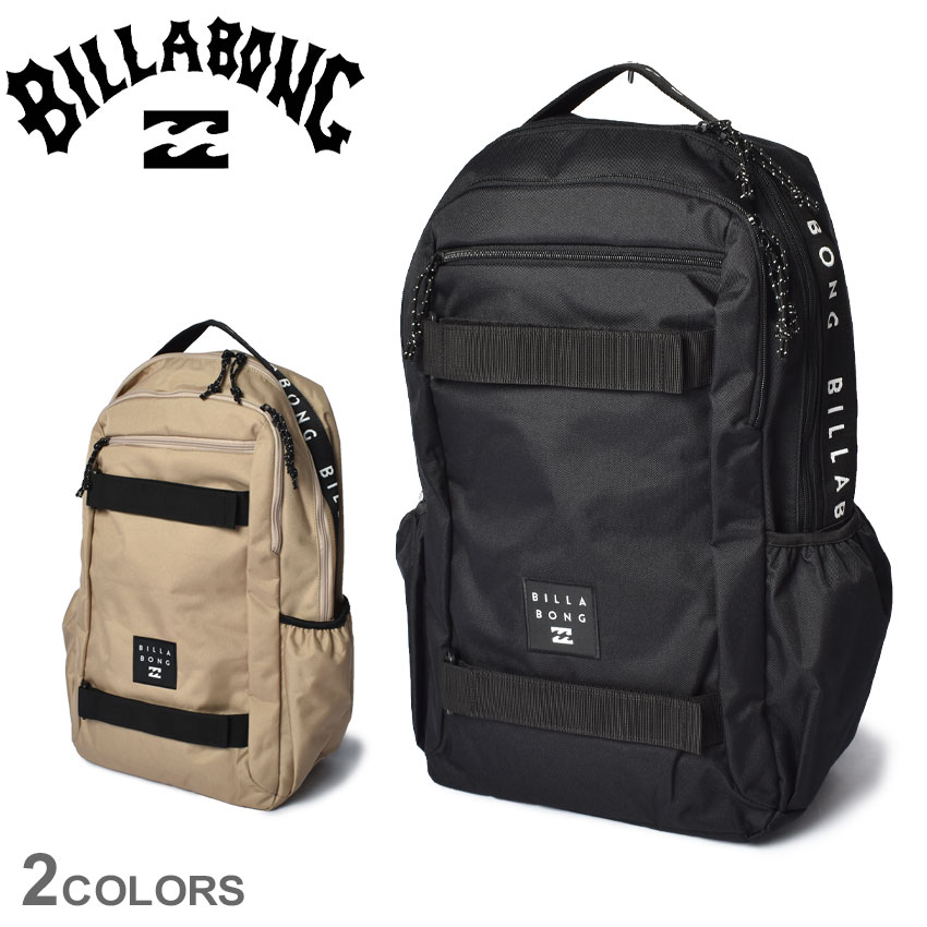 売り切れ必至 ビラボン デイ パック バックパック Billabong Day Pack メンズ レディース ベージュ 黒 ブラック リュックサック リュック かばん 収納 旅行 ブランド サーフ カジュアル ロゴ 海 ビーチ 川 スポーツ タウンユース 誕生日 プレゼント ギフト