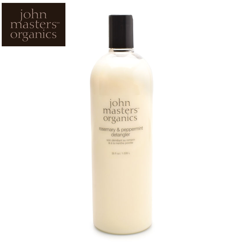 【今だけクーポン配布中】ジョンマスター オーガニック ローズマリー＆ペパーミントデタングラー 1035ml コンディショナー JOHN MASTERS ORGANICS 天然素材 ヘアケア ナチュラル コスメ マッサージ 植物性 天然由来成分 ボトル ブランド おしゃれ 誕生日 プレゼント ギフト