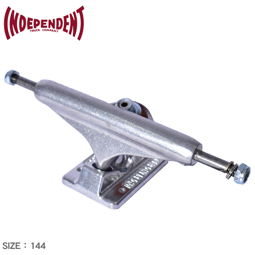 限定セール!】 インディペンデント トラック INDEPENDENT 144 STAGE 11 HOLLOW SILVER シルバー 33132382 スケートボード ボード スケボー スケーター ロゴ カスタム 付け替え スポーツ ストリート シンプル 1個 軽量 trumbullcampbell.com