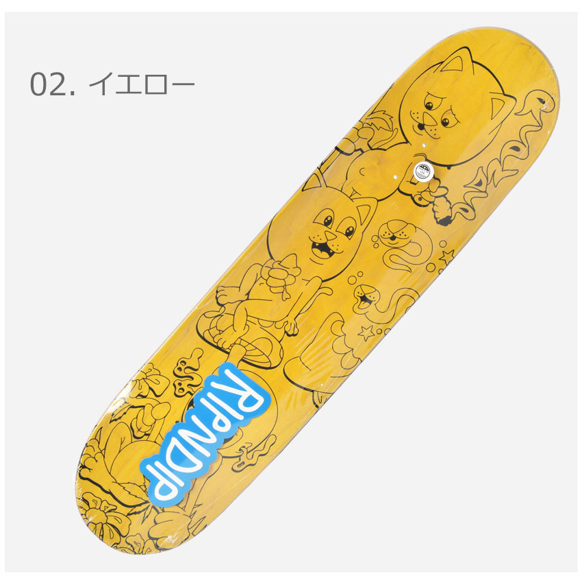 21新入荷 Ripndip スケートデッキ Friday Jr Deck リップンディップ Rnd9166 スケートボード スケボー 板 カジュアル ストリートブランド ロゴ 人気 白猫 黒猫 ネコ かわいい 可愛い おしゃれ ロードナーマル ロードニャーマル 木製 カスタム Homologacao Mascotinn Com Br