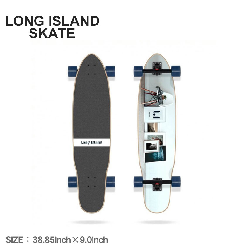 ロングアイランドスケート コンプリートデッキ メンズ レディース 38.85×9 キックテール コンプリート LONG ISLAND SKATE 38.85×9 KICKTAIL COMPLET LICO0022A030 スケートボード スケボー コンプリート デッキ ストリート ロゴ【ラッピング対象外】