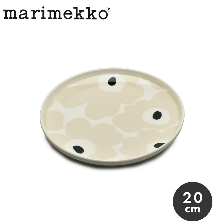 楽天市場 マリメッコ 食器 Marimekko ウニッコプレート cm ホワイト 白 ベージュ Unikko Plate cm キッチン 食卓 丸皿 皿 花柄 かわいい おしゃれ デザイン 総柄 北欧 花 ブランド ラッピング対象外 Z Craft