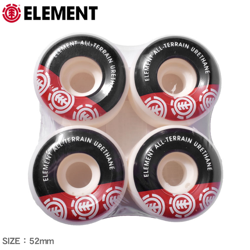 今だけクーポン配布中 エレメント セクション 52mm ウィール Element Section 52mm ブラック 黒 ロゴ カスタム スケートボード スケボー スポーツ アウトドア ストリート シンプル 定番 人気 雑貨 おしゃれ 誕生日 プレゼント ギフト エレメント ウィール