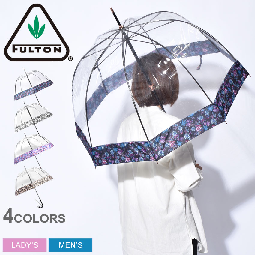 楽天市場 フルトン 傘 バードケージ2 リュクス Fulton Birdcage2 Luxe L866 メンズ レディース 雨傘 雨 雨具 ビニ傘 ビニール 透明 おしゃれ 長傘 花柄 総柄 カジュアル ブランド 白 黒 ラッピング対象外 誕生日 プレゼント ギフト Z Mall