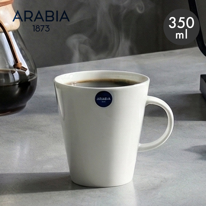 楽天市場 限定クーポン配布 アラビア 食器 Arabia ココ マグ 0 35l 北欧 雑貨 食器 マグカップ コーヒー 紅茶 コップ キッチン インテリア レンジ 耐熱 食洗機 ギフト ホワイト 白 Koko Mug 0 35l Via Torino
