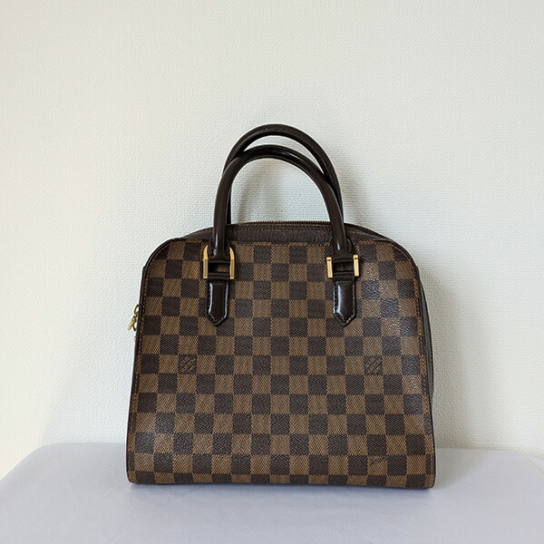 【中古品】 Louis Vuitton ルイヴィトン トリアナ ハンドバッグ ダミエ エベヌ