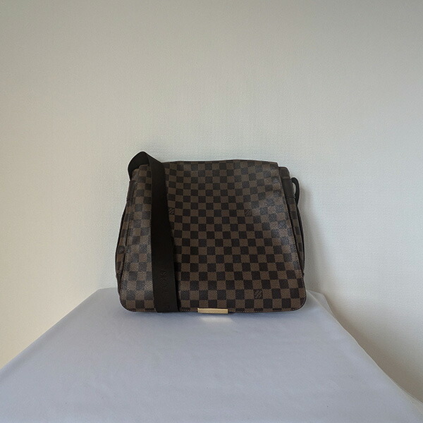 【中古品】 Louis Vuitton ルイヴィトン バスティーユ ダミエ エベヌ ショルダーバッグ