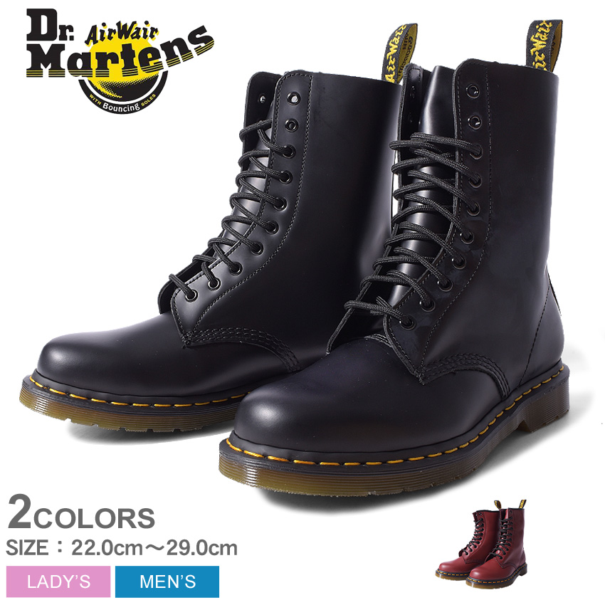 楽天市場 Dr Martens ドクターマーチン ブーツ 10ホールブーツ 10hole Boot 1490 メンズ レディース 靴 シューズ ブランド レザー カジュアル おしゃれ お出かけ 人気 定番 通勤 通学 Z Sports