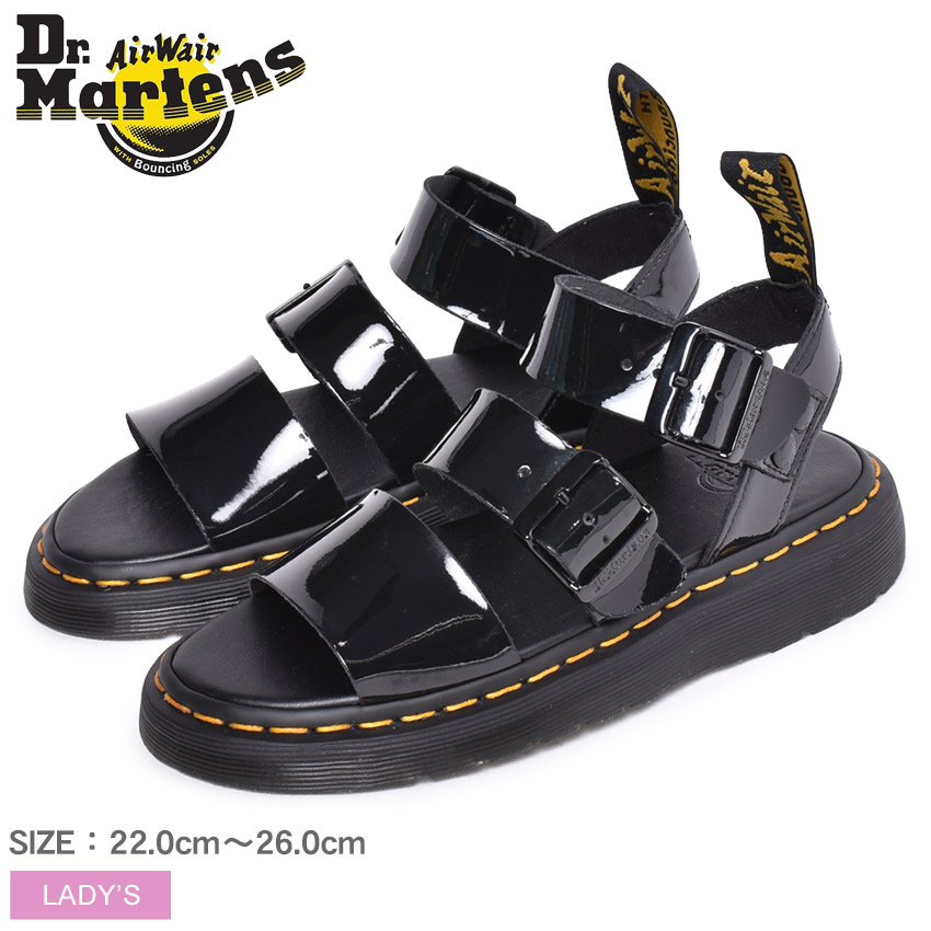 アウトレット送料無料 マラソンsale開催中 ドクターマーチン サンダル レディース グリフォン ストラップサンダル Dr Martens Gryphon Strap Sandal 靴 エナメル ベルト ストラップ カジュアル おしゃれ 本革 天然皮革 レザー ブラック 黒 最高の アウトレット送料無料 マラソンsale開催中 ドクターマーチン サンダル レディース グリフォン ストラップサンダル Dr Martens Gryphon Strap Sandal 靴 エナメル ベルト ストラップ カジュアル おしゃれ 本革 天然皮革 レザー ブラック 黒 最高の