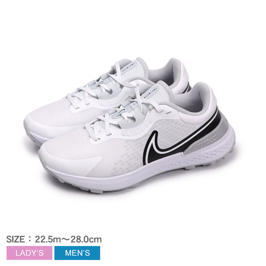Nike Infinity Pro ゴルフシューズ ホワイト/ブルー ナイキ（NIKE）（メンズ）ゴルフシューズ インフィニティ PRO 2