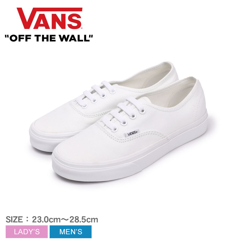 [VANS] オーセンティック AUTHENTIC STRESSED ホワイト VANS バンズ スニーカー AUTHENTIC STRESSED WHITE VN000EE3WWW
