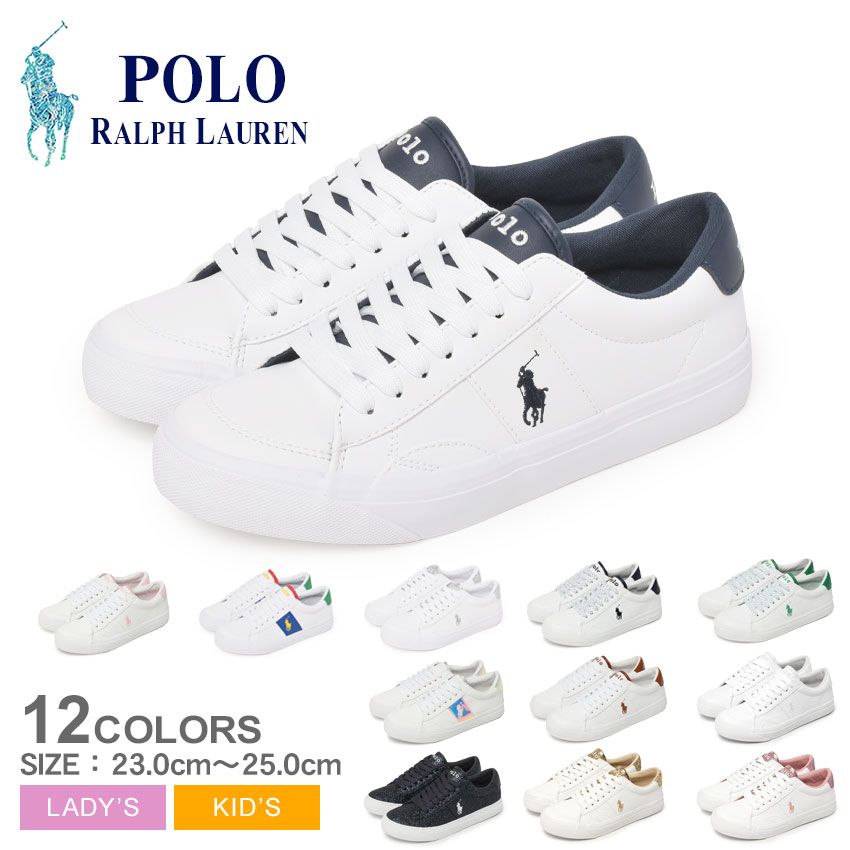 【未使用】　LAURENラルフローレン　ピンクベージュサンダル　23cm LAUREN RALPH LAUREN＞ロゴ スライダー サンダル/ピンク