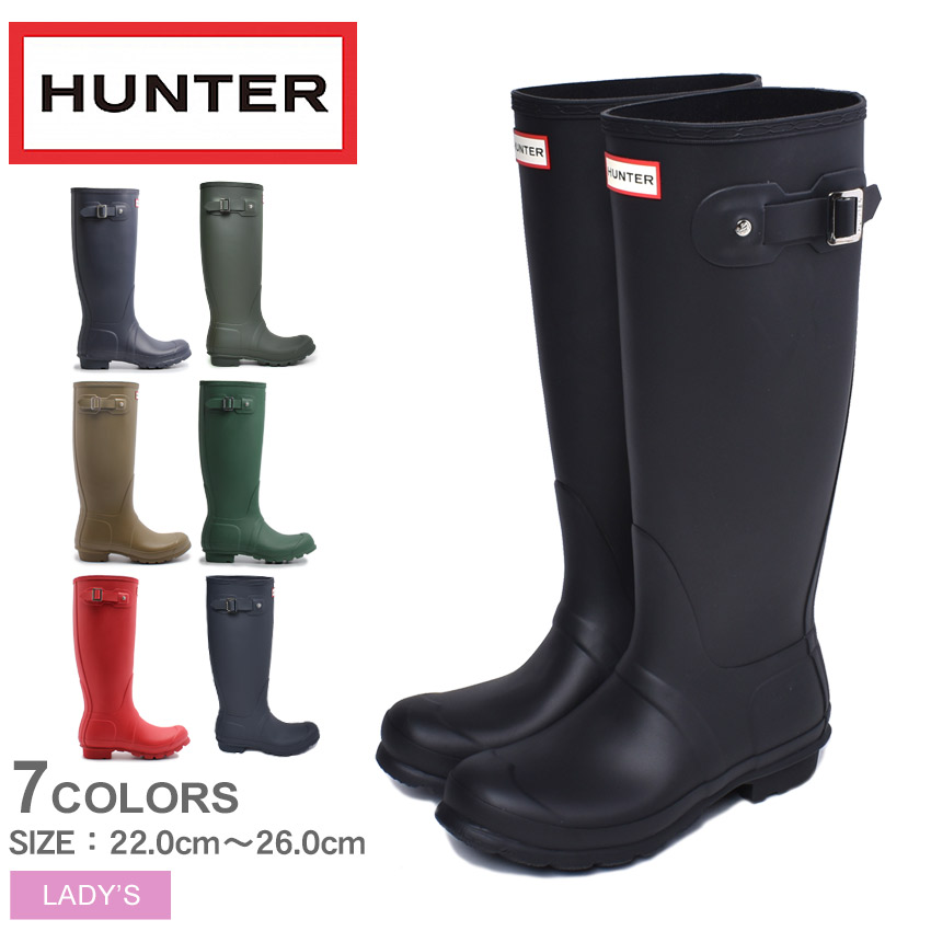 楽天市場 ハンター レインブーツ Hunter レディース ロング丈 長靴 雨 雪 おしゃれ 人気 ブランド 梅雨 スノーブーツ オリジナル トールクラシック ラバーブーツ シンプル レインシューズ Via Torino インポートブランド