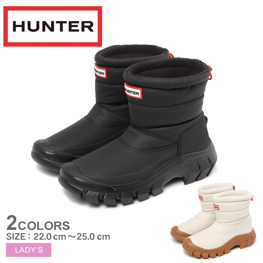 【未使用級】HUNTER ハンター　スノーブーツ　ショート　防水　防寒　UK5 楽天市場】HUNTER ハンター イントレピッド アンクル ジップ スノー