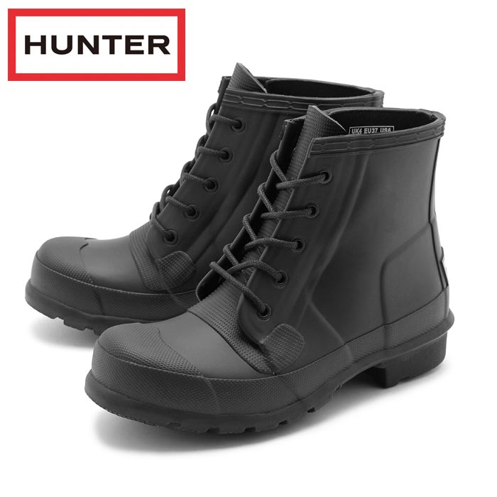 hunter lace up rain boots