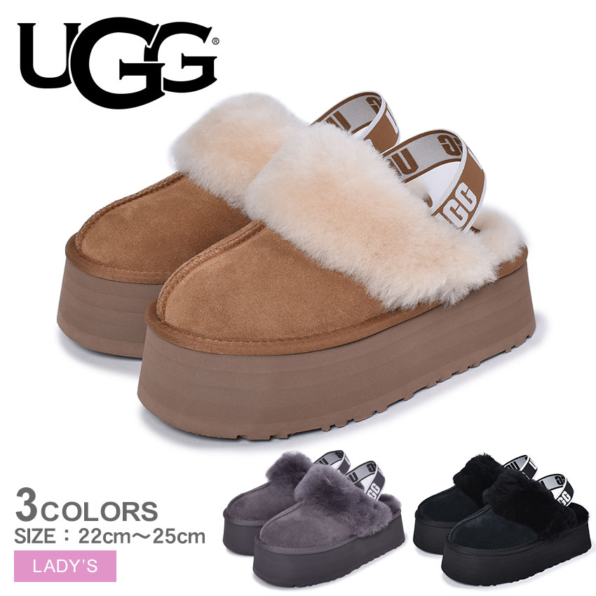 新品　UGG Funkette アグ　ファンケット　ブラック　厚底サンダル24㎝ 楽天市場】アグ ファンケット UGG サンダル レディース ブラック 黒