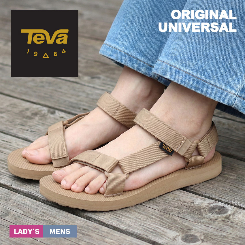TEVA サンダル レディース オリジナル ユニバーサル テバ ORIGINAL UNIVERSAL 1003987 テヴァ ブランド ストラップサンダル スポーツサンダル ビーチサンダル キャンプ アウトドア 海 川 軽量 人気 スポサン ベージュ ブラウン ブルー
