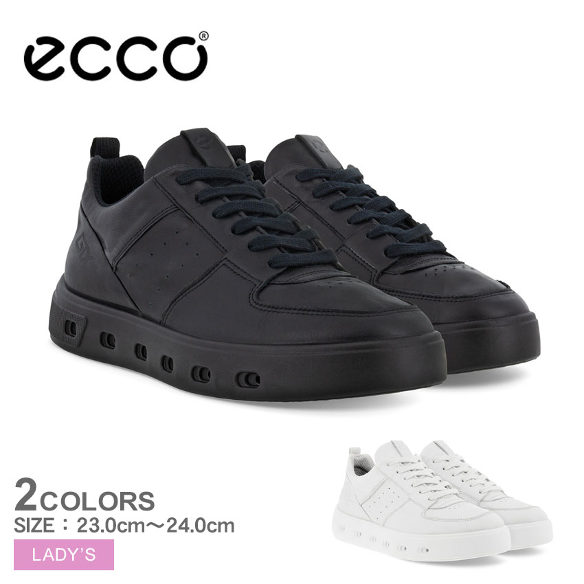 エコー STREET 720 スニーカー レディース ブラック 黒 ホワイト 白 ECCO 20971301001 20971301007 靴 シューズ 通勤 通学 ローカット おしゃれ ブランド アウトドア 紐靴 レースアップ 防水 雨の日 ゴアテックス GORE-TEX|slz|