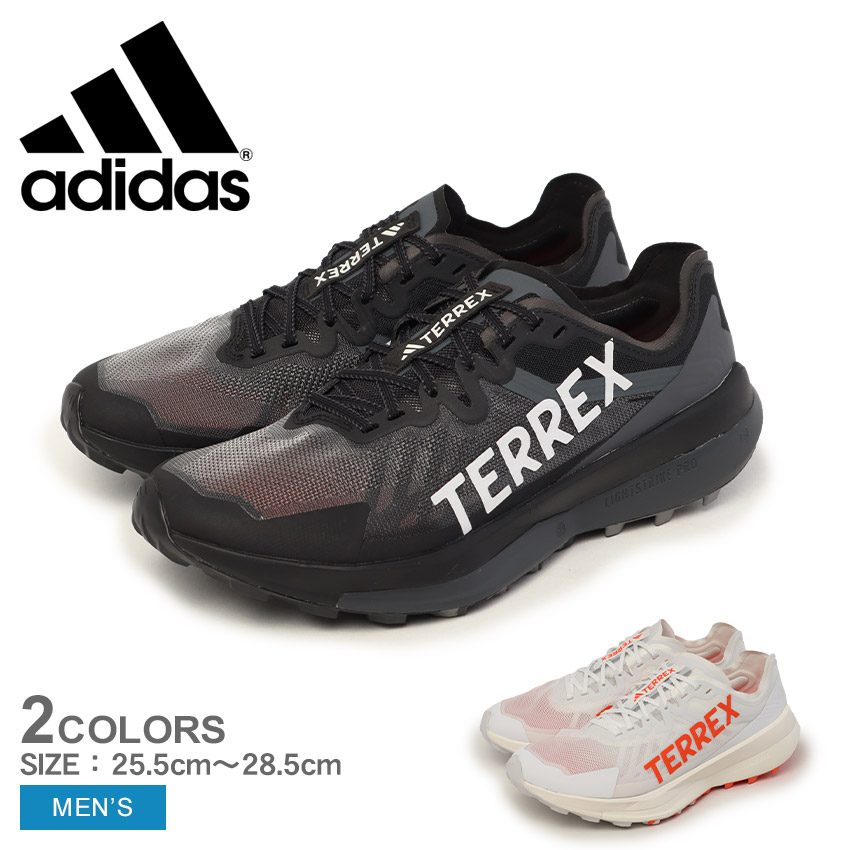 アディダス テレックス アグラヴィック スピード ランニングシューズ メンズ ホワイト 白 ブラック 黒 ADIDAS TERREX AGRAVIC SPEED JI0954 JI0949 靴 シューズ スポーティ 運動 部活 トレイルランニング オフロード クッショニング 軽量 国内正規品|slz|