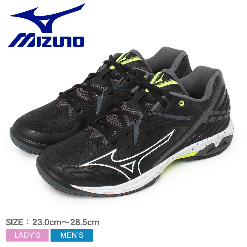 バドミントン ミズノ シューズ 71GA244440 ブラック 楽天市場】ミズノ ウエーブクロー3 WIDE MIZUNO バドミントン