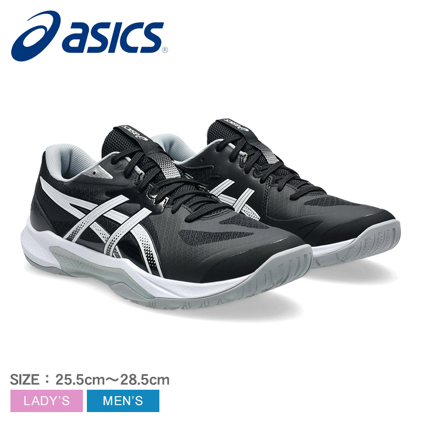 アシックス GEL-TACTIC 13 インドアスポーツシューズ メンズ レディース ブラック 黒 ASICS 1073A079 靴 スニーカー シューズ インドアスポーツ インドアスポーツ用 屋内スポーツ 屋内 インドアコート バレーボール バレー ハンドボール
