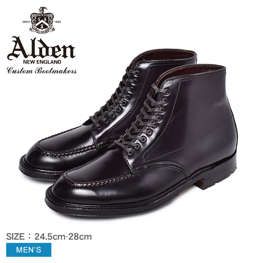 初回限定 楽天市場 マラソンsale開催中 Alden オールデン ドレスブーツ Cordovan Boot c メンズ ブランド シューズ トラディショナル ビジネス フォーマル 馬革 革靴 靴 紳士靴 通勤 通学 会社員 大人 高級靴 Z Sports メール便なら送料無料