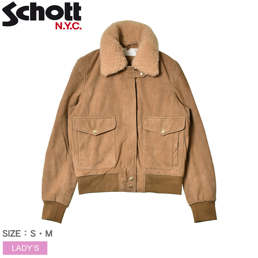 美品/希少✨schott フライトジャケット　A-2 230 ブラウン　40 schott 【40/L】A-2 フライトジャケット レザージャケット
