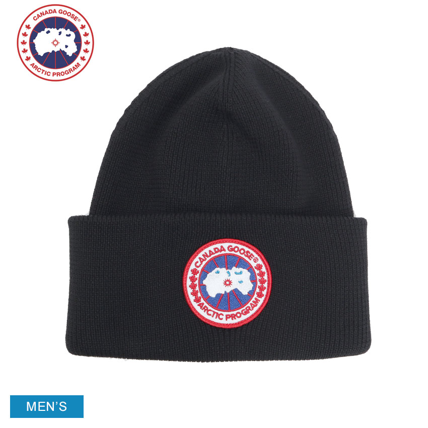 カナダグース アークティック トーク ビーニー メンズ ブラック 黒 CANADA GOOSE ARCTIC TOQUE 6936M 防寒 ニット帽 冬 アウトドア 暖かい ファッション 高品質 耐久性 ユニセックス トレンド 快適 スポーツ ミュールシングフリー