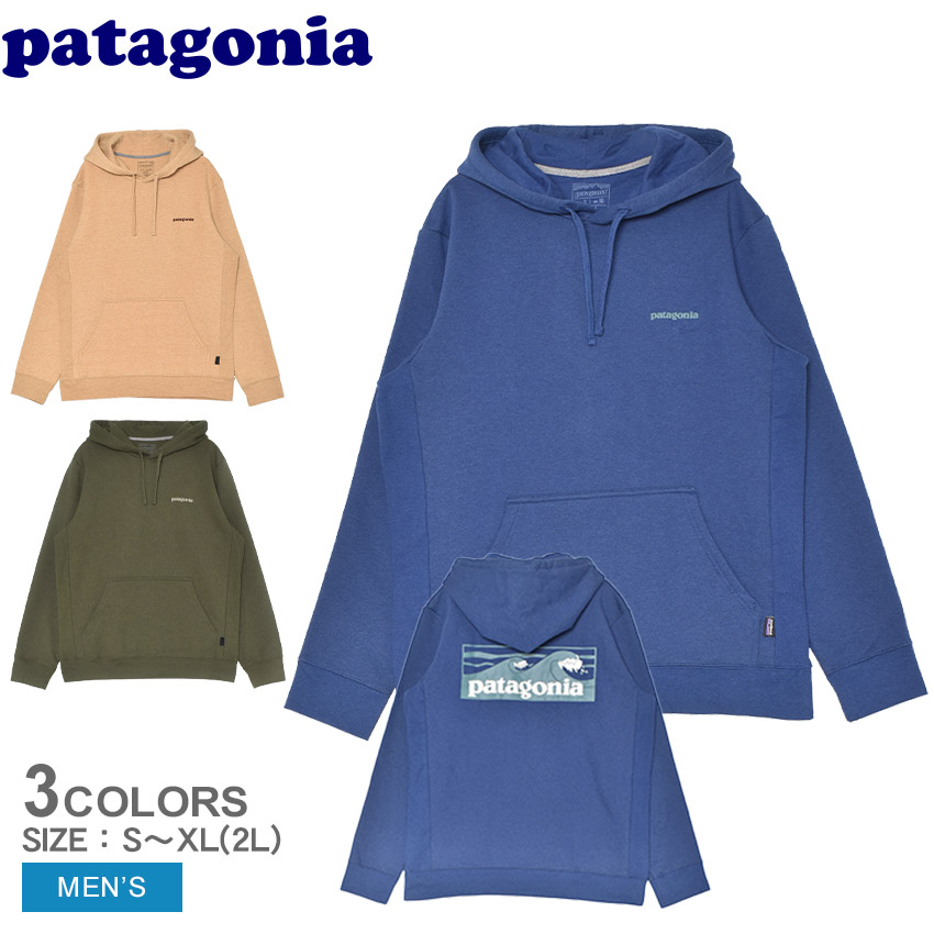 パタゴニア ボードショーツ・ロゴ・アップライザル・フーディ パーカー メンズ ブルー 青 オレンジ PATAGONIA BOARDSHORT LOGO UPRISAL HOODY 39665 プルオーバー フーディ トップス ブランド ロゴ バックプリント ウェア カジュアル|slz|｜Z-SPORTS 9,240円