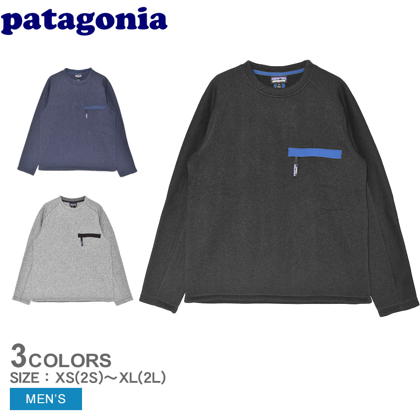 パタゴニア ベター・セーター・クルーネック フリース メンズ ブラック 黒 ネイビー 紺 PATAGONIA BETTER SWEATER CREWNECK 26240 アウター トップス ライトアウター アウトドア キャンプ カジュアル シンプル オフィス ブランド