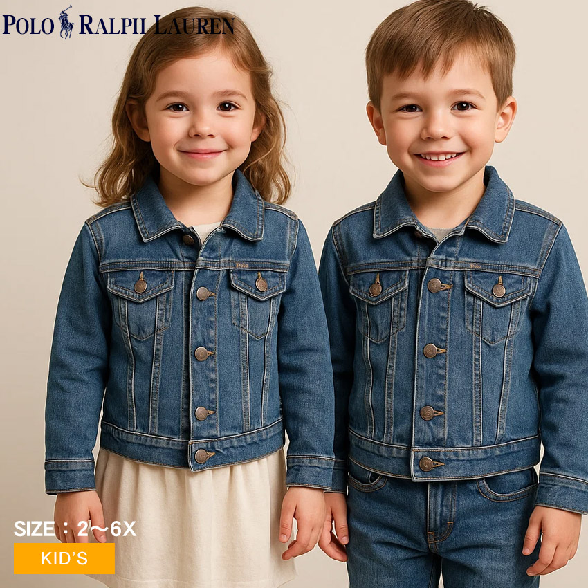 楽天市場】ポロラルフローレン 子供服 デニムジャケット ブルー