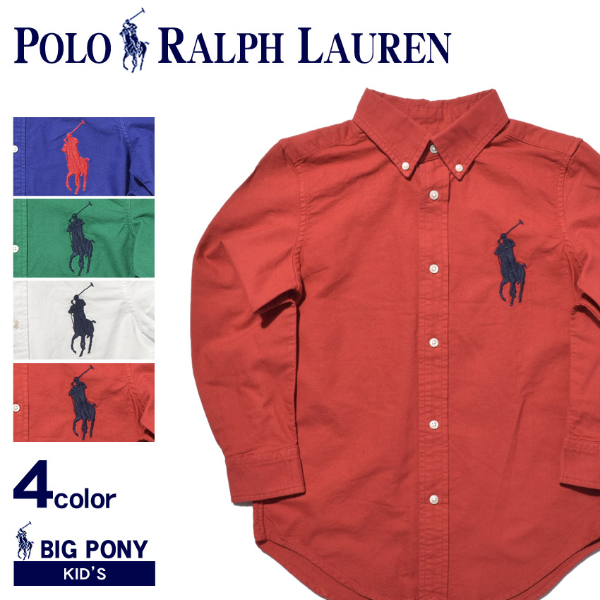ralph lauren red button down shirt