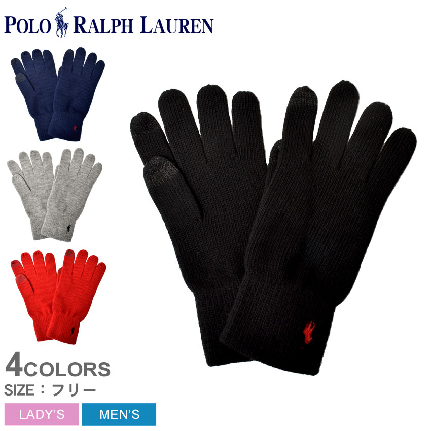 【ネコポス配送】ポロ ラルフローレン 手袋 メンズ レディース リサイクルド タッチ グローブ POLO RALPH LAUREN RECYLED TOUCH GLOVE PC0712 グローブ スマホ対応 タッチパネル スマートフォン ギフト 贈り物 プレゼント 小物 通学 シンプル