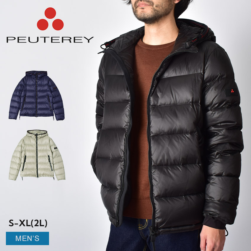 ピューテリー　ダウンコート　ネイビー　格安出品 中古・古着通販】PEUTEREY (ピューテリー) ハリケーン ダウン
