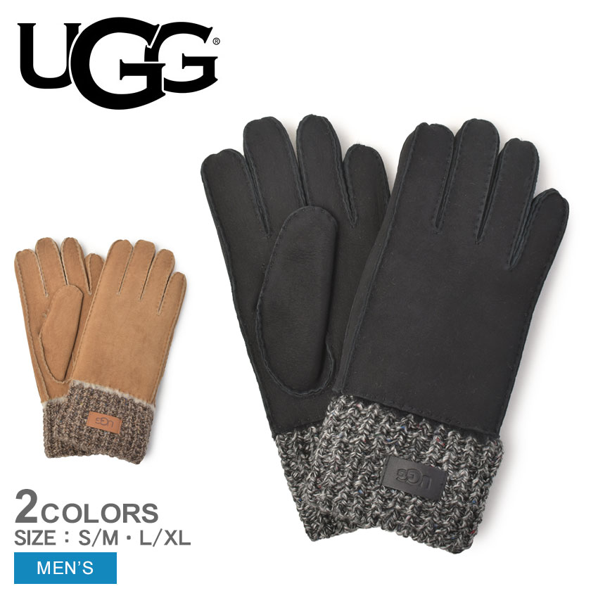 UGG 手袋 ブラウン 楽天市場】UGG アグ W TURN CUFF GLOVE ターン カフ グローブ