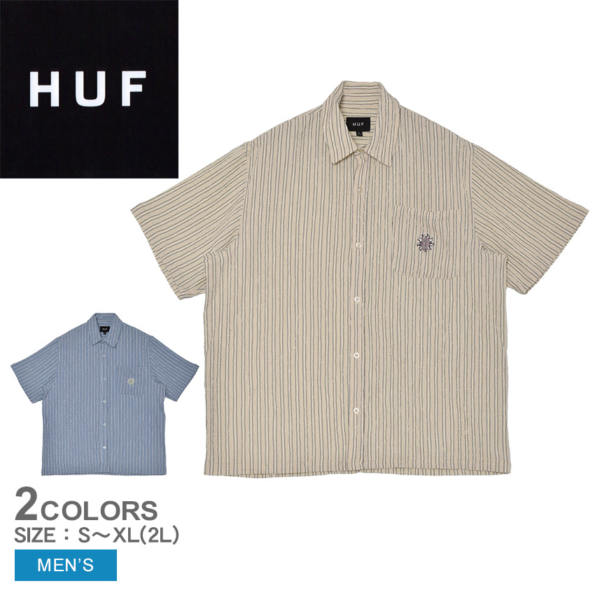 楽天市場】ハフ 半袖シャツ メンズ SUPPLIES＆SERVICE SHIRT HUF
