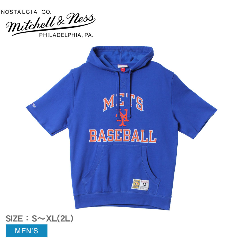 ミッチェルアンドネス ニューヨーク・メッツ ショートスリーブフーディー パーカー メンズ ブルー 青 MITCHELL ＆ NESS MLB NY.METS S/S HOOD FPHD3398-NYMYYPPPROYA 野球 ベースボール ウエア トップス ベースボール フード ブランド｜Z-SPORTS 15,048円