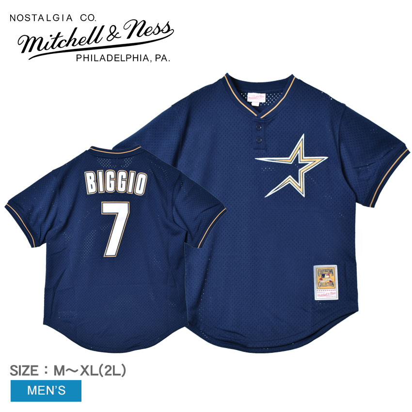 ミッチェルアンドネス ユニフォーム メンズ クレイグビジオヒューストンアストロズ1997 MITCHELL & NESS ABPJ3058-HAS97CBGNAVY ウエア トップス ベースホールジャージ ストリート オーセンティック MLB ブランド カジュアル アメカジ