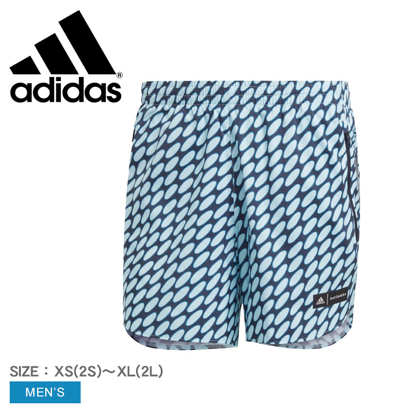 アディダス ストライプ ハーフパンツ ネイビー 新品 アディダス(adidas) ハーフパンツ AEROREADY セレーノ カット