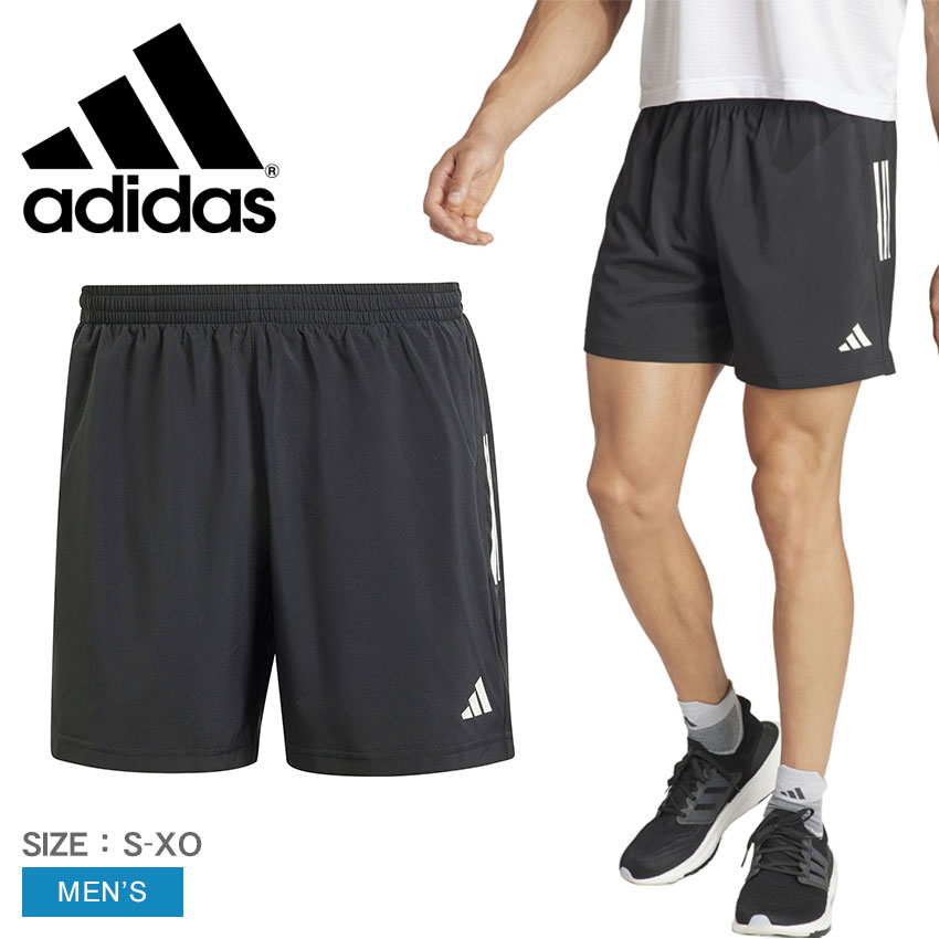 【楽天市場】【ネコポス配送】 アディダス オウン ザ ラン ショーツ ハーフパンツ メンズ ブラック 黒 ADIDAS OTR B SHORT