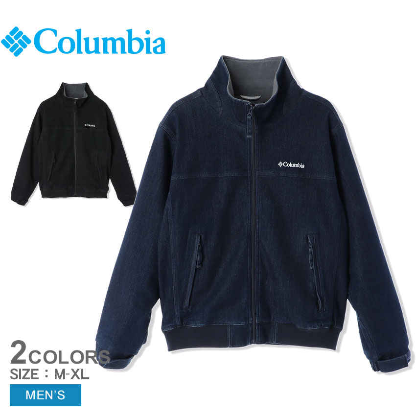 コロンビア ロマビスタ デニムジャケット ジャケット メンズ ブラック 黒 ネイビー 紺 COLUMBIA Loma Vista Denim Jacket PM1589 アウター デニム 羽織 コラボ フリース 裏地 ゆったり カジュアル オシャレ 人気 シンプル アウトドア 国内正規品