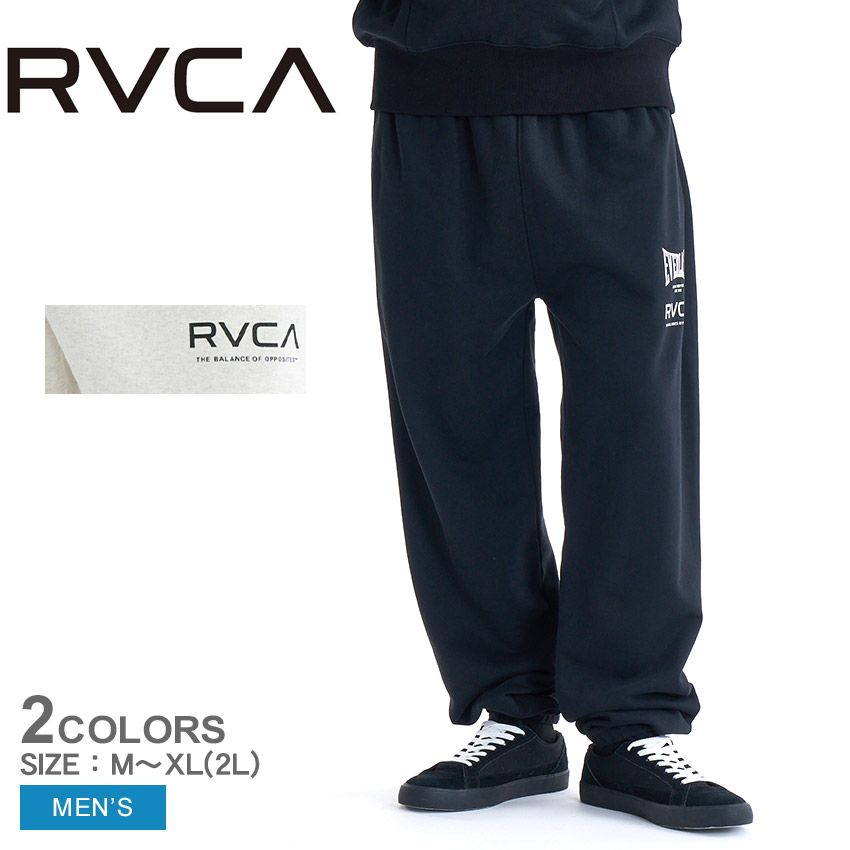ルーカ RVCA×EVERLAST SWEAT PANTS パンツ メンズ ホワイト 白 ブラック 黒 RVCA BF042707 パンツ ボトムス スウェット 長ズボン スエット ウエストゴム カジュアル スポーティ ストリート 部屋着 ルームウェア リラックス ブランド ロゴ 7,603円