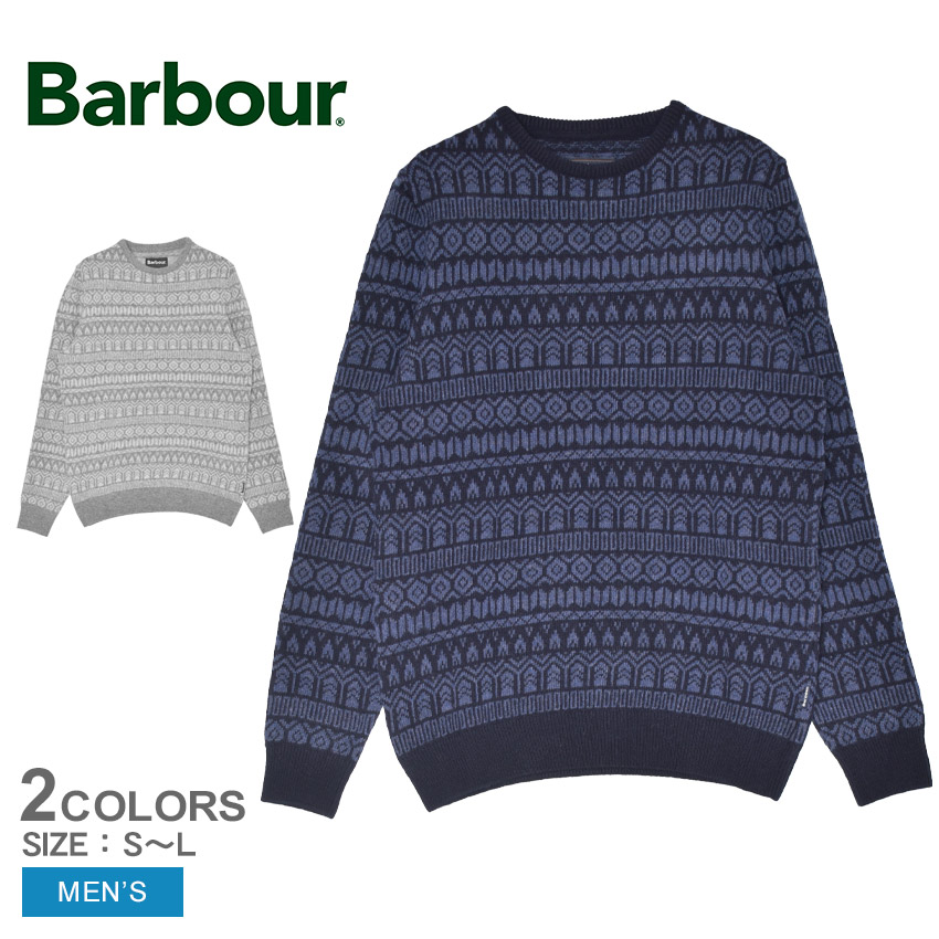 楽天市場】バブアー ニット BARBOUR Stonebeck Fairisle Crew Neck