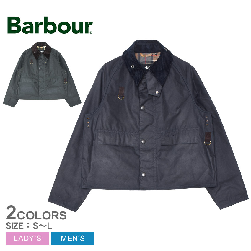 バブアー スペイ スリム ワックスド ジャケット アウター メンズ レディース BARBOUR Spey Slim Waxed Jacket MWX1212 ウェア ジャケット ワックスコットン オイルドジャケット ショート丈 短丈 バーブァー 長袖 羽織り 上着 ブランド ロゴ|slz|｜Z-SPORTS