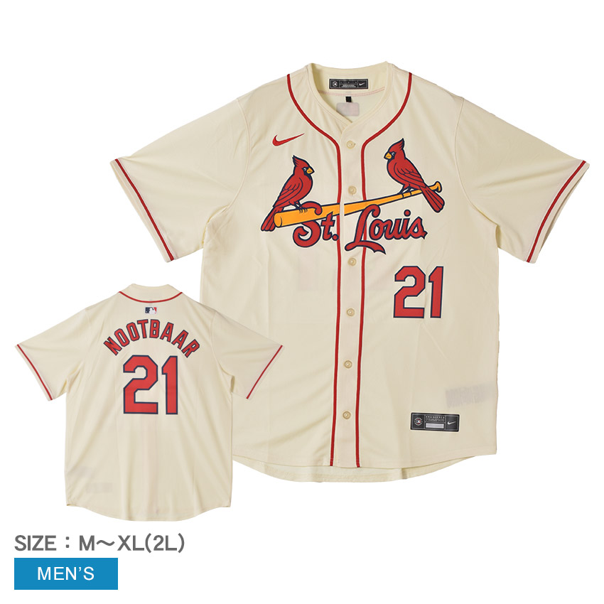 ナイキ Limited SCA2 Cardinals Alternate2 2024 09DR ユニフォームシャツ メンズ ベージュ NIKE T7LM-SCA2-SC9-00M ラーズ・ヌートバー セントルイス・カージナルス St. Louis Cardinals MLB メジャーリーグ トップス ZSPO|slz||Z-SPORTS