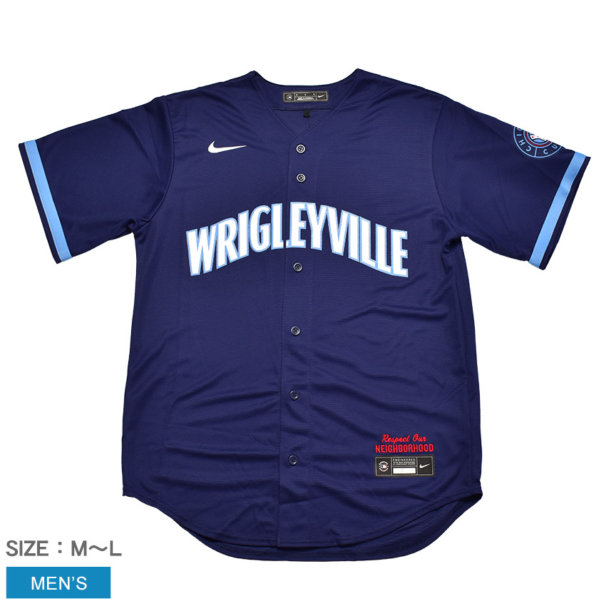 ナイキ ユニフォーム メンズ ネイビー NIKE OFFICIAL REPLICA JERSEY CITY T770-EJCC-EJ-KMG MLB シカゴ・カブス オーセンティック メジャーリーグベースボール 野球 プロ野球 大リーグ トップス スポーツウェア チーム