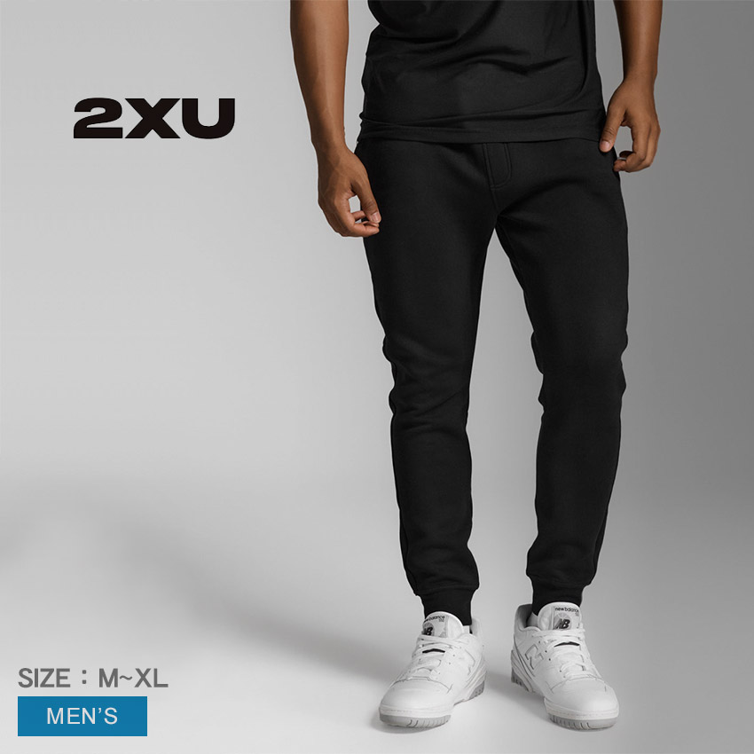ツータイムズユー Commute Spacer Trackpants トラックパンツ メンズ ブラック 黒 2XU MR7390b ズボン パンツ ボトムス ランニング ポケット スポーツ カジュアル シンプル 普段使い ジョガーパンツ スウェットパンツ トラックパンツ|slz|｜Z-SPORTS