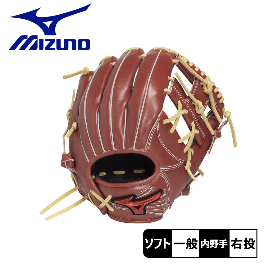 楽天市場】ミズノ グローブ MIZUNO 軟式用ウィルドライブ レッド IBE