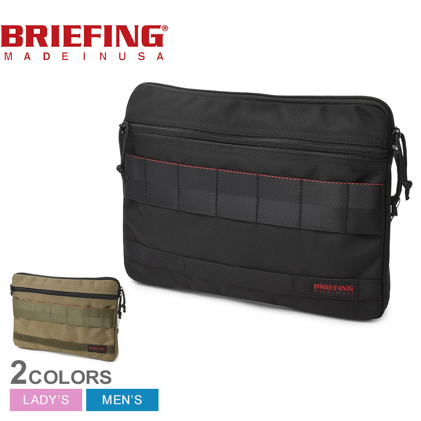 BRIEFING ブリーフィング　黒　クラッチバッグ BRIEFING 「BRIEFING」 クラッチバッグ - ブラック メンズ