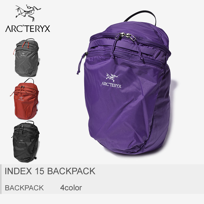 楽天市場 Arc Teryx アークテリクス バックパック インデックス 15 バックパック Index 15 Backpack 1 メンズ レディース Z Sports